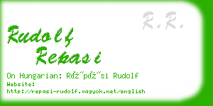 rudolf repasi business card